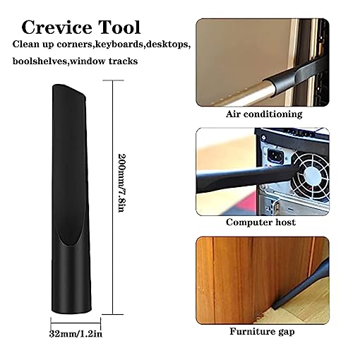 1 1/4 inch Shop Vacuum Attachments Brushes for Shop Vac Accessories 1/4 inch 1 3/8 inch Vacuum Cleaner Accessories