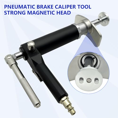 ZKTOOL Air Powered Brake Piston Wind Back Tool, Pneumatic Brake Caliper Piston Compressor Tool, Brake Pump Adjusting Tool.