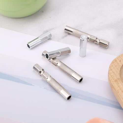 6pcs 1/4" to 4mm Bit Adapter, 6.35mm to 4mm Hex Screw Driver Bit Adapter Magnetic & Drill Extension Bit Holder for Micro Bits, Screwdriver Converter Set for Automotive & DIY Repair Tool Kit