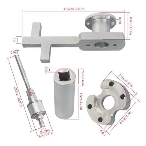 labwork Engine Crankshaft Pulley Disassembly and Installation Tool Set Replacement for Land Rover 3.0 V6 5.0 V8