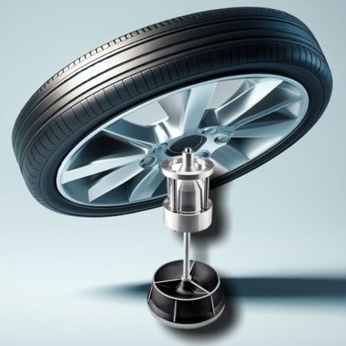 New! Fits Pittsburgh Portable Wheel Balancer - Easy to Move and Set Up in Minutes, Bull's-Eye Level, Accepts Hubs from 1-1/2 in. to 4-1/4 in., Easily Balance Car and Light Truck Tires