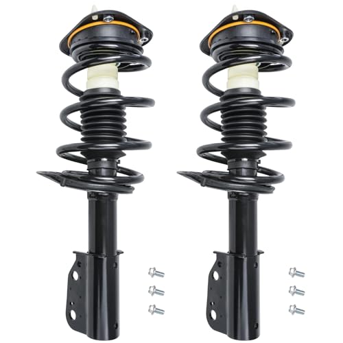 Detroit Axle - 2pc Front Struts for Buick LeSabre Cadillac DeVille Pontiac Bonneville Oldsmobile Aurora, Struts Shocks with Coil Spring Assembly Replacement - size: 171685 x2/PAIR