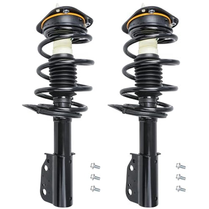 Detroit Axle - 2pc Front Struts for Buick LeSabre Cadillac DeVille Pontiac Bonneville Oldsmobile Aurora, Struts Shocks with Coil Spring Assembly Replacement - size: 171685 x2/PAIR