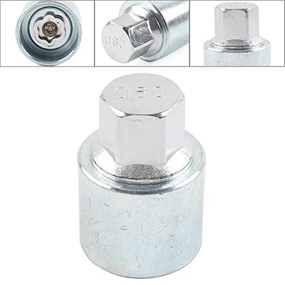 FSFY Wheel Lock Lug Nut Remover Kit, Automotive Wheel Anti-Theft Screw Removal Key Socket for BMW 1 2 3 4 5 6 7 Series, Pattern 20