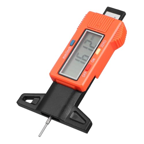 Digital Tire Tread Depth Gauge Tire Tread Depth Ruler High Accuracy Measurement Tool for Vehicles
