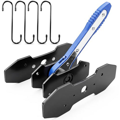 Ratcheting Brake Caliper Compression Tool 360° Swing Handle for Easy Piston | Brake Caliper Tool Set with Adapter Plates. Fast & Easy Piston Retraction for Car and Light Truck Brake Pad Replacement