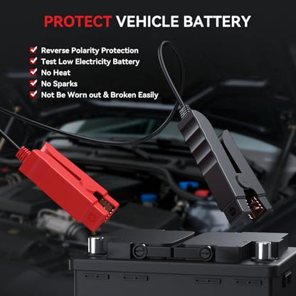 iCarsoft BT900 Wireless BT Battery Test Clip, 100-2000 CCA Load 9V-30V Car Battery Tester Clip with Battery Test/Cranking Test/Charging Test for Car Truck Motorcycle ATV SUV Boat Yacht