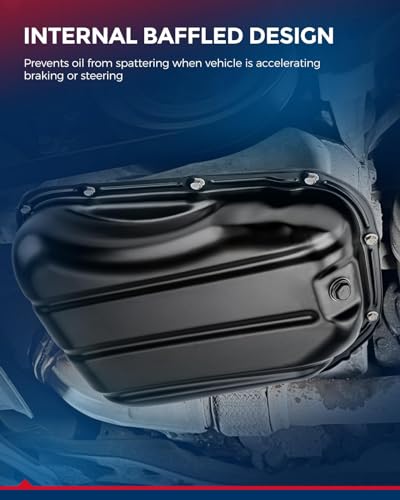KAX 264-713 Engine Oil Pan, Replacement for Audi A3 Quattro, A3, Q3 Quattro, Q3, S3, TT Quattro, TT, Seat Altea XL, Seat Leon, Arteon, Beetle - color: Engine oil pan, size: 264-713