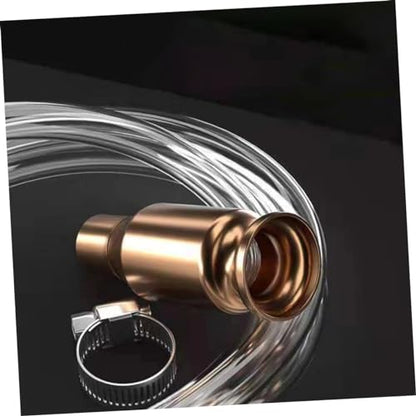 Siphon Hose Transfer Kit Manual Pump Adapter and Tubing for Transfer Automotive and Home Use