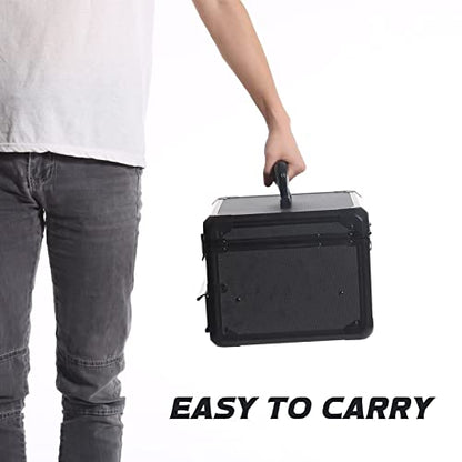 E ELIAUK Tool Box Tool Organizer Storage Cabinet Carry Case Toolbox with Drawers - color: Black