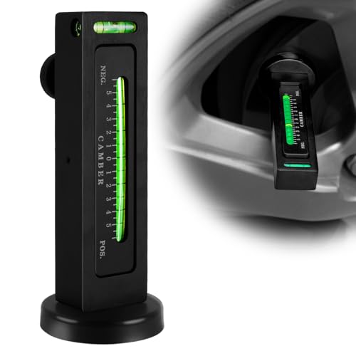 Ziopetru Camber Alignment Tool - High Precision Magnetic Wheel Gauge, Aluminum Alloy for Cars, Trucks, SUVs - Professional Caster Camber Gauge - size: Aluminum Alloy