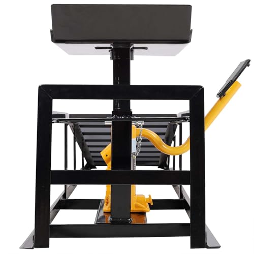2 Pack 5 Ton Hydraulic Car Ramps, 11000lbs Heavy Duty Auto Service Ramps with Pedal, Adjustable 11–17 Inch Lift Height, Low Profile Steel Vehicle Ramps for Oil Changes, Home Garage & Truck Repair,Blac - color: Black