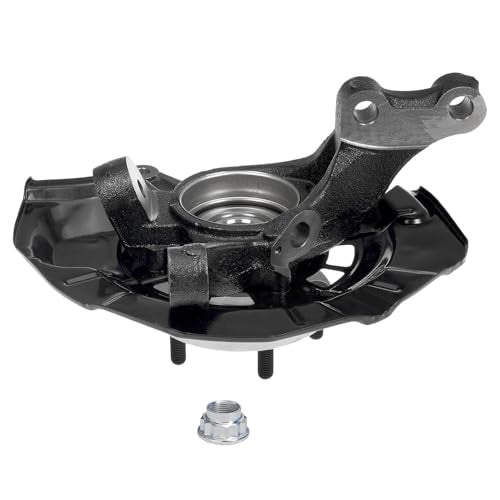 Detroit Axle - Front Steering Knuckles & Wheel Hub Bearings Outer Tie Rods Replacement for 2007-2011 Lexus ES350 Toyota Camry - 4pc Set - size: 4SU50565/Kit