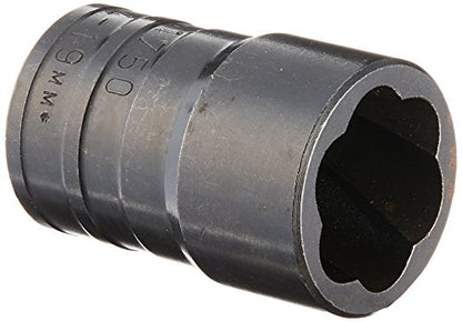 Williams TS51750 1/2 Drive Turbo Socket, 19mm - size: 19 MM