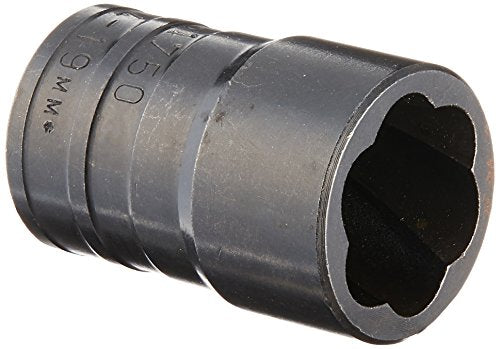 Williams TS51750 1/2 Drive Turbo Socket, 19mm - size: 19 MM