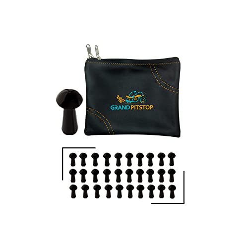 GRAND PITSTOP Replacement Mushroom Plugs for tubeless Tire Puncture Repair kit - for Cars, Motorcycles- Spare Plugs (30 Plugs) - color: Plugs 30, size: 30 Plugs