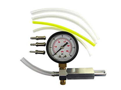 Carburetor Leak Detector Pressure Gauge Replaces Walbro 57-21-1 ZAMA ZPG-2 Tillotson 243-504 Stens 705-020