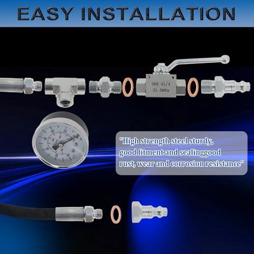 6.0 High Pressure Oil System Tester, IPR Air Test Tool Special Kit Compatible with Ford 6.0L-7.3L Powerstroke Diesel Engines