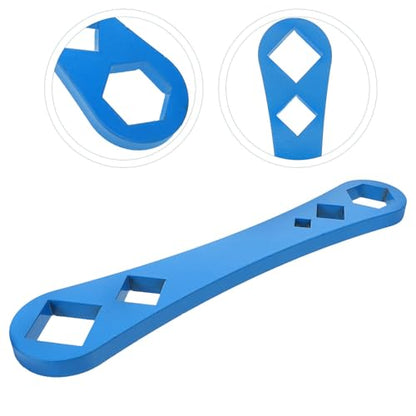 Socket Wrench Set Compact and Safety Design Made of High Manganese Steel Oil Drain Screw Removal Tool with 10mm to 30mm Square Sizes for Oil Pan Maintenance
