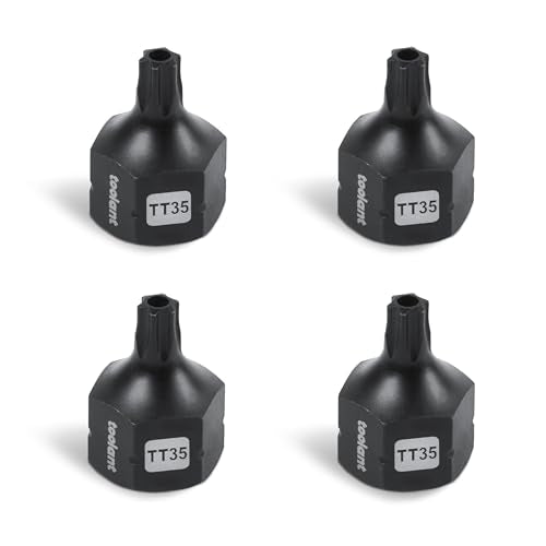 toolant 3/8" drive TT35 impact torx bit socket set 4PCS, Torx Drive, S2 Steel Air Drive Torx Socket set,Impact Grade，Anti-Roll Design - size: 3/8" drive - TT35 - 4 PCS