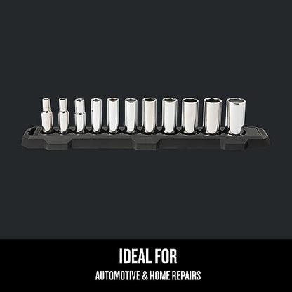 CRAFTSMAN Socket Set, SAE, 3/8" Drive, 6 Pt., 11Piece (CMMT12044) (Pack of 6) - size: 3/8" in (Pack of 6), style: SAE
