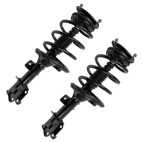Detroit Axle - 4pc Front Struts Sway Bar Links for Hyundai 07-12 Veracruz | 2 Complete Struts with Coil Spring 2 Sway Bar End Links 2007 2008 2009 2010 2011 2012 Replacement Suspension Kit - size: 4QS54059/ sway kit