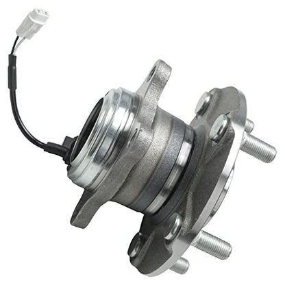 Detroit Axle - AWD Rear Driver & Passenger Side Complete Wheel Hub and Bearing Assembly Replacement for 2007-2013 Suzuki SX4-2pc Set - style: 512393 x2/Pair