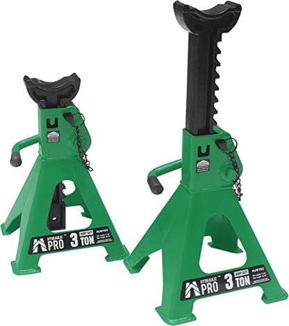 Jack Stands 3 ton, Car Jack Stand with Double Security Locking Pins 6000 lbs Capacity, 2 Pack