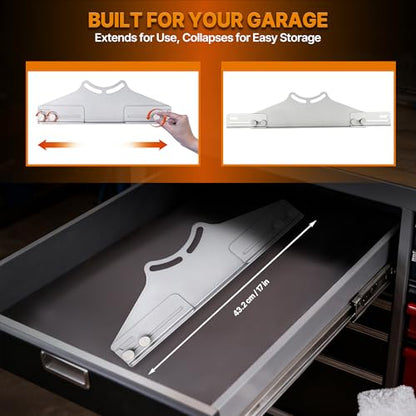 Toe Alignment Tool Toe Plates Wheel Alignment Tool Automotive with 2 Tape Measures and 1 Digital Angle Finder Provides Accurate Fast Wheel Alignment Measurements for Car, ATV, UTV - size: Applicable to M12 hub bolts