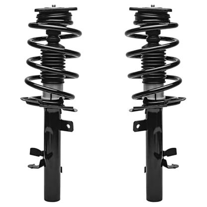 Detroit Axle - 4pc Struts Shock Absorbers Kit for 14-19 Ford Escape, 2 Front Struts w/Coil Spring 2 Rear Shocks Absorbers 2014 2015 2016 2017 2018 2019 Replacement Suspension - size: 4AQ47027/Shock Kit