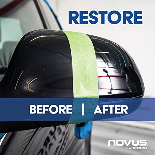 NOVUS-PK2-2 | Plastic Clean & Shine #1, Fine Scratch Remover #2 and Polish Mates Pack | 2 Ounce Bottles