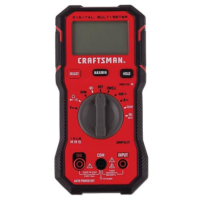 CRAFTSMAN Automotive Digital Multimeter 600V TRMS (CMMT14171)