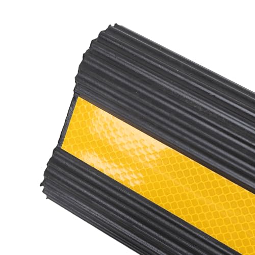 Tbest Heavy Duty Rubber Wheel CHOCKS for Trucks Trailers RVs and Planes