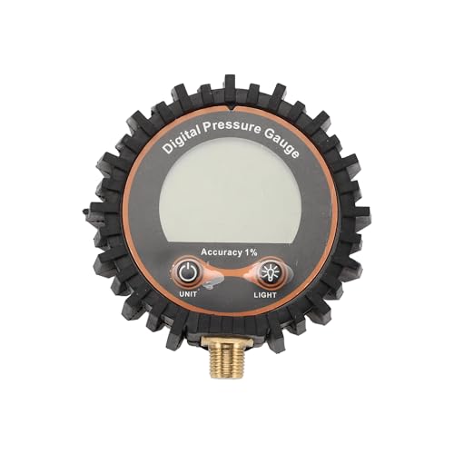 1Pcs Universal Digital Tire Pressure Gauge 1/8" NPT without Battery 0-250PSI Digital Air Pressure Meter for Cars