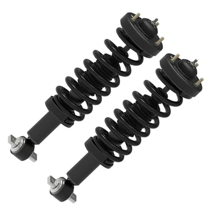 Detroit Axle - 4pc Front Struts Sway Bars Kit for 2021 2022 2023 2024 | Ford F-150, 2 Struts with Coil Spring 2 Sway Bar End Links Replacement Suspension Kit - size: 4QS45021/ sway kit