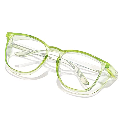 SQIMZAR Safety Glasses Goggles For Women Nurses Protective Eyewear,Anti Fog Safety Goggles - color: Green