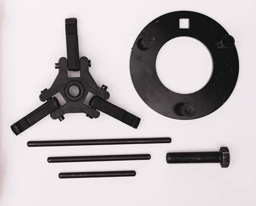 PMD Products 3 ARM Harmonic Balancer Puller and Installer Kit - Professional Automotive Repair Tool Set for Chrysler, GM, Ford, Mitsubishi - Heavy-Duty Durability, Versatile Application