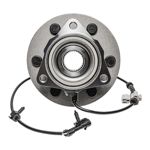 Detroit Axle - 4WD 2 Front Wheel Bearing Hubs for 1999-2006 Chevrolet Silverado 1500 GMC Sierra 1500 Avalanche Yukon XL Suburban 1500 Tahoe Cadillac Escalade EXT ESV, Wheel Hub and Bearings Assembly - style: 2W2800204/Pair