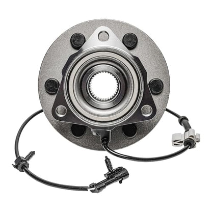 Detroit Axle - 4WD 2 Front Wheel Bearing Hubs for 1999-2006 Chevrolet Silverado 1500 GMC Sierra 1500 Avalanche Yukon XL Suburban 1500 Tahoe Cadillac Escalade EXT ESV, Wheel Hub and Bearings Assembly - style: 2W2800204/Pair