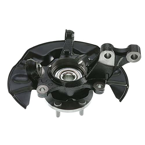 Front Left Side Wheel Bearing Hub Steering Knuckle Assembly for Toyota Corolla L4 1.8L Sedan 2003 2004 2005 2006 2007 2008 Replace for 698-389 4321219015 43502-32080 47782-12240 - size: Front left