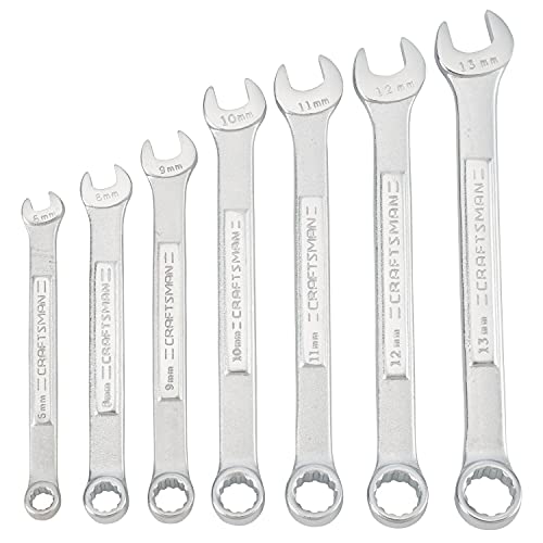 CRAFTSMAN MM WRENCH SET IN POUCH, 7PC (CMMT21086) - style: MM Wrench Set