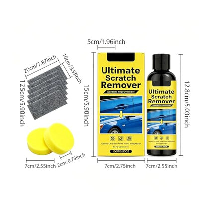NanoPolix Car Scratch Remover, Car Scratch Remover Kit, Quick Repair Scratches and Restore Shine for Deep Scratches, All Paint Colors Polishing Kit, 100g/3.53oz (1 Set)