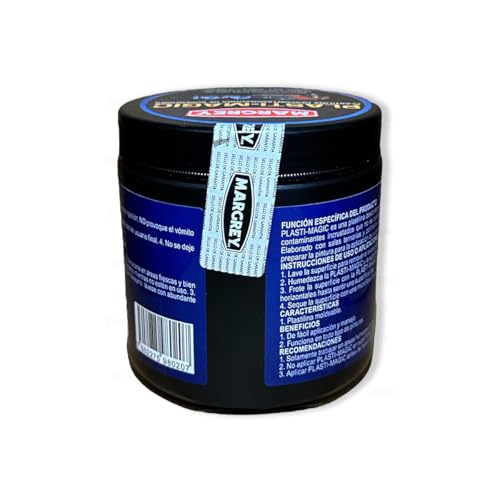 Margrey Plasti-Magic Clay Bar Lubricant Kit, 7.1 oz Clay Bar and 2 oz Lubricant