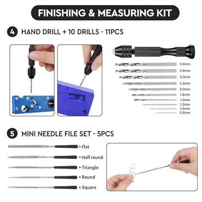 3D Printer Tools Kit Essential, 3D Printing Tools Kit, 3D Printer Accessories with 50Pcs (Deburring Tool, Wire Cutter, Drill, Scraper..) for Remove, Smoothing, Finishing, Deburring, Craving, Drilling - style: 3D Printer Tools Kit Essential