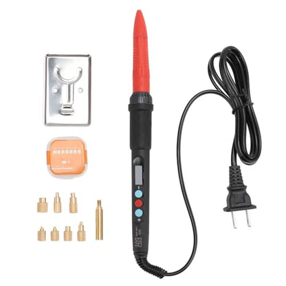 Soldering Iron Kit, 60W Digital Soldering Iron with Interchangeable Iron Tips, Soldering Welding Iron Kit for any Hobby Enthusiast 110V-240V (US Plug)