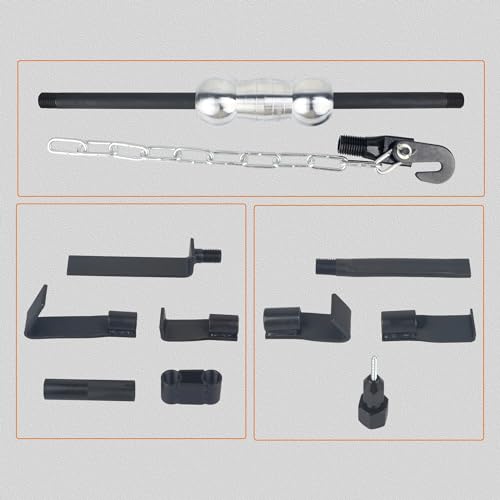 DAYUAN 13Pcs Dent Puller with Slide Hammer Auto Body Repair Tool Kit | Heavy Duty, Most Truck Automotive Dent Remover, Drop-Forged Carbon Steel, Vehicle'S Inside Panels And Upholsteries