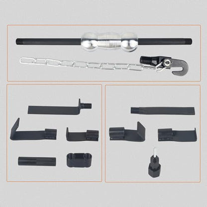 DAYUAN 13Pcs Dent Puller with Slide Hammer Auto Body Repair Tool Kit | Heavy Duty, Most Truck Automotive Dent Remover, Drop-Forged Carbon Steel, Vehicle'S Inside Panels And Upholsteries