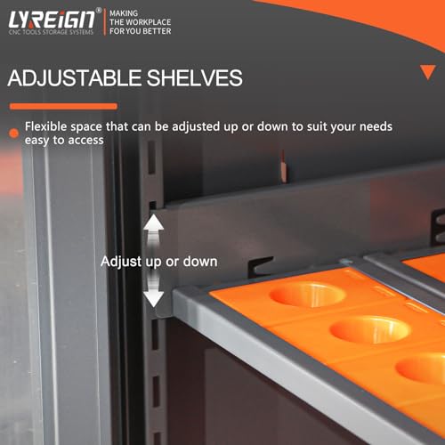 Large Capacity Tool Storage Cabinet, CNC Tool Holder Station Rack With Lock, Multi-Purpose Suitable for Machinists and Workers - size: CAT40/BT40-120CAP