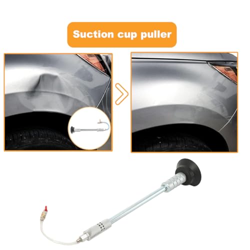 Car Dent Air Pneumatic Dent Puller Car Auto Body Repair 3PCS Auto Body Suction Cup Hand Tools Kit