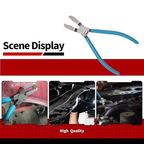 Nakkaa Mutipurpose Diagonal Cutting Pliers Rivet Remover | Car Push Retainer Car Trim Clip Pry Puller Clips Panel Assortments Puller Tool
